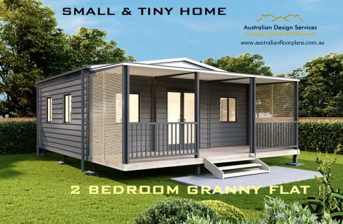house plan on stumps - 2 bedroom